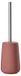 Zone Denmark Nova Toiletborstel met Houder - WC Borstel Vrijstaand - Toilet & Badkamer Accessoires - Porselein - 37 x 10,3 cm - Peach Red (rood)