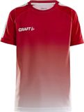 Craft Pro Control Fade Jersey Jr 1906703 - Bright Red/White - 134/140