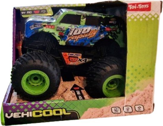 Vehicool Monstertruck voertuig 14 cm - Speelgoedvoertuig voor kinderen