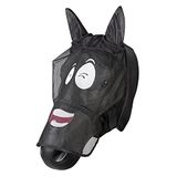PFIFF 101013 Vliegenmasker, gezichtsmasker met motief voor paarden, vliegenbescherming