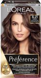 L'Oréal Paris L'Oréal Preference 6x 6.21 Zurich Zeer Licht Koel Bruin Haarkleuring