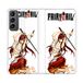 Beschermhoes Samsung Galaxy S21 Plus Beschermhoes van leer, Manga Fairy Tail Erza