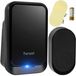 Sonnette sans fil pour portes et portails, fonctionne sur piles ou via USB