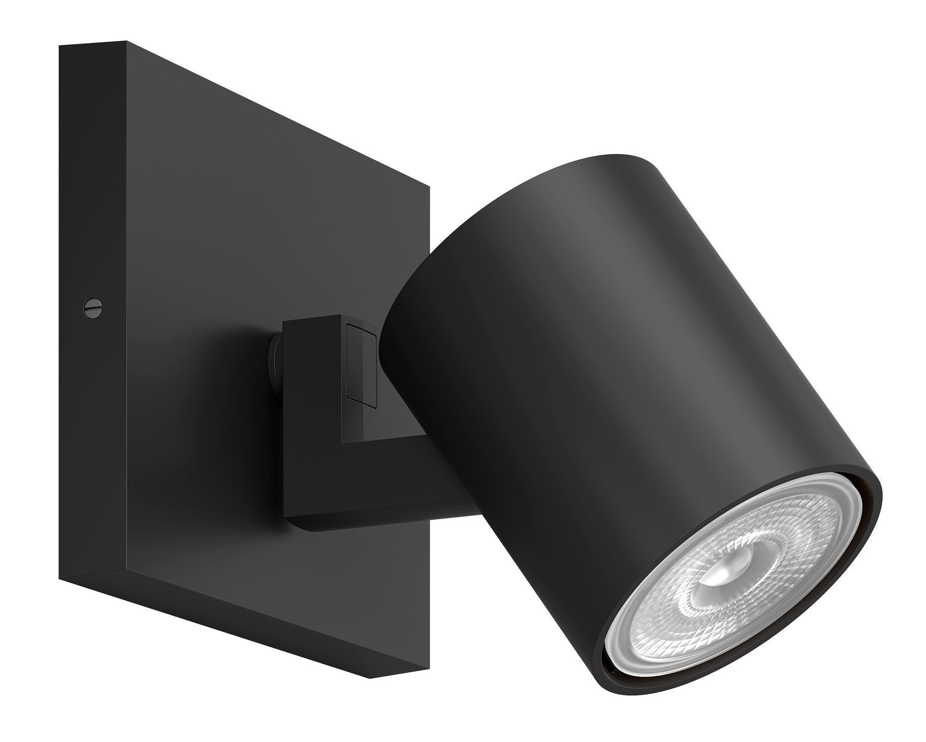 Philips Runner Opbouwspot - Zwart - GU10 - Draaibaar