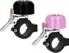 Unyqoos® Sonnette de vélo – Sonnette métallique forte fabriquée en laiton et alliage d'aluminium, adaptée pour VTT et vélo de course, Ø 1,35 pouce, poids env. 60 grammes, >80 dB, disponible en 7 couleurs, 2 tailles (22,2–25,4 / 28,6–31,8 mm)
