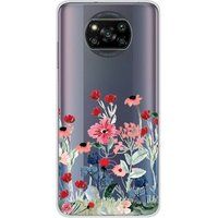 Xiaomi Poco X3 / X3 Pro Bedrukt siliconen hoesje Printemps en fleurs