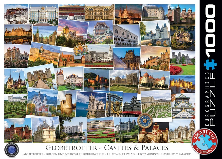 Eurographics Puzzel Globetrotter sloten en paleis
