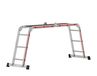 Hymer multifunctionele ladder, 4x3 treden, type AH, 4,00 meter, inclusief platform