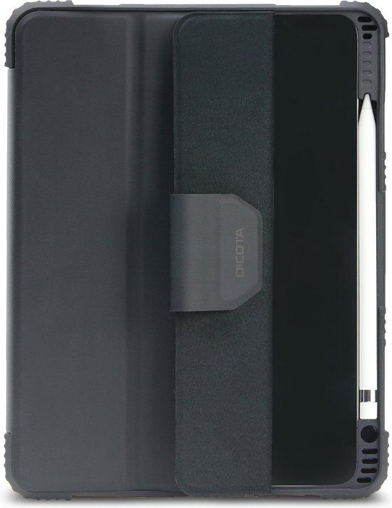 DICOTA Folio Case - Flip-Hülle für Tablet - Polycarbonat, Thermoplastisches Polyurethan (TPU), recyceltes Polyethylen - Zwart