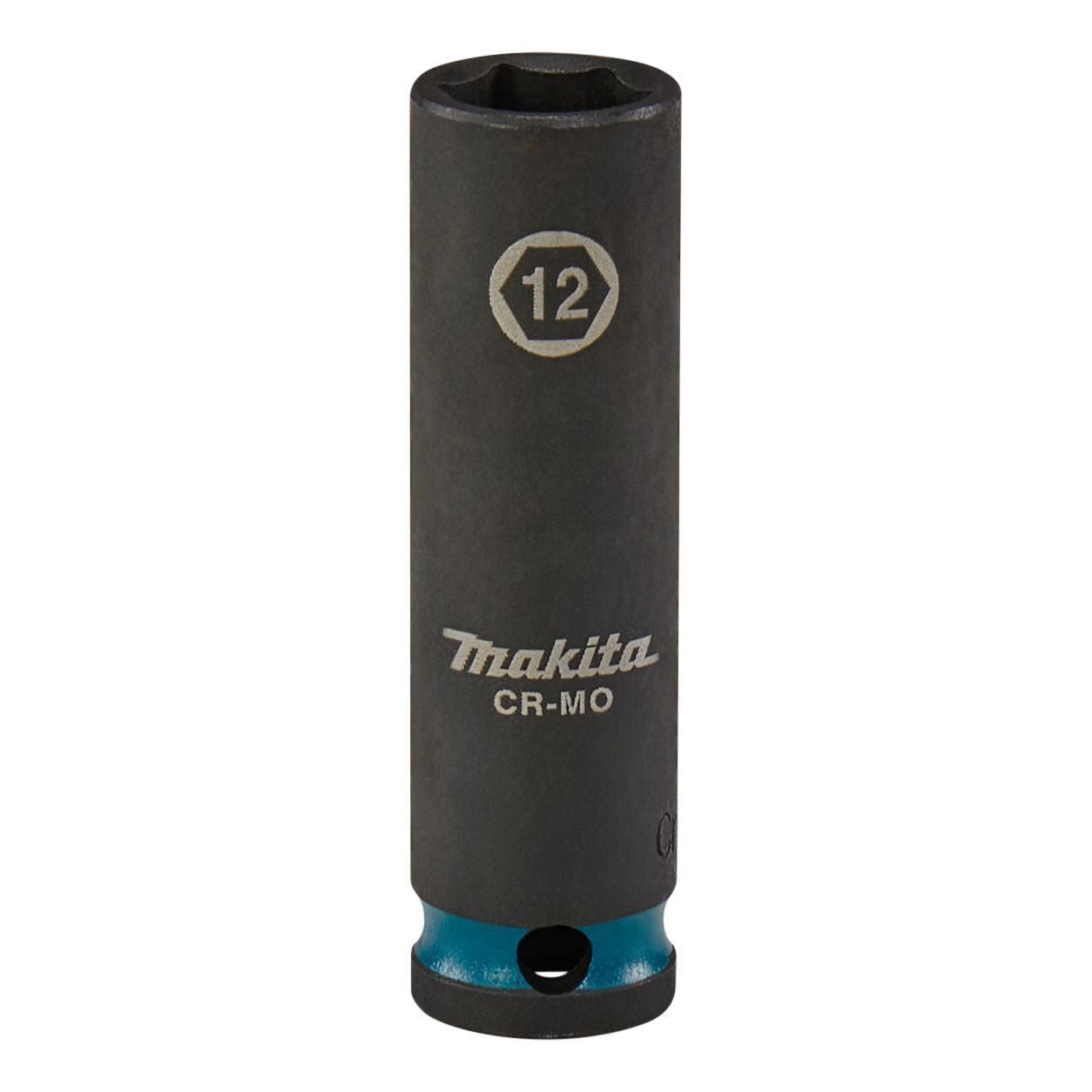 Makita E-16293 Impact Black Krachtdop 3/8" lang - 12 mm