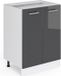 Vicco R-Line Universele onderkast – 60 cm met deuren, zonder werkblad Antraciet Hoogglans