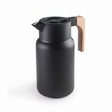 LACOR 62598 WOOD BLACK thermoskan voor vloeistoffen, houdt koud