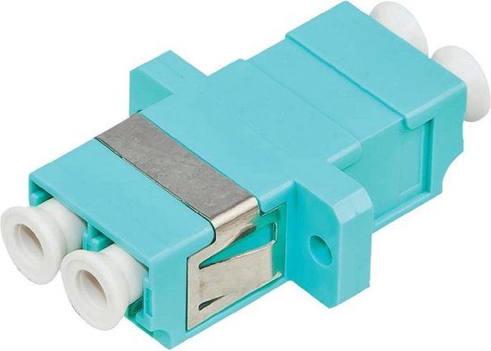 Lightwin Netwerkadapter LC multi-modus naar LC multi-modus glasvezel OM3 aqua
