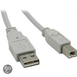 HQ - USB 2.0 A - B Kabel - Grijs - 1.8 meter