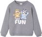 Vertbaudet BLUEY® sweater voor jongens en meisjes gemêleerd grijs