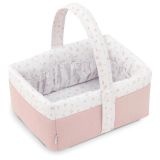 Cambrass Cestina Imbottita Plumeti Rosa 22,5x29x29 Cm