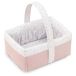 Cambrass Cestina Imbottita Plumeti Rosa 22,5x29x29 Cm