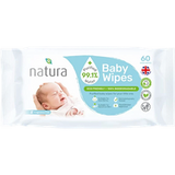 Natura Biologisch Afbreekbare Geurvrije Baby Wipes - 60 stuks