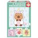 Educa Capyfun Set met 4 progressieve puzzels voor kinderen, 6 tot 16 delen, afmetingen: 16 x 16 cm, aanbevolen vanaf 3, 4, 5 jaar (20483)
