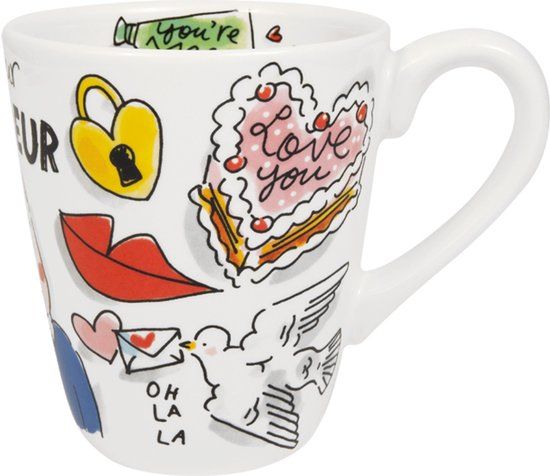 Blond Amsterdam Mok 'Bonjour Monsieur' 350 ml