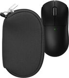 kwmobile computermuis hoes geschikt voor Logitech G PRO X Superlight 2 / Superlight 2 SE hoesje - Muis beschermhoes met rits - Mouse case van neopreen in donkergrijs