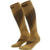 CEP Ski Touring Merino Socks Tall 3.0, chaussettes de ski, femmes, marron