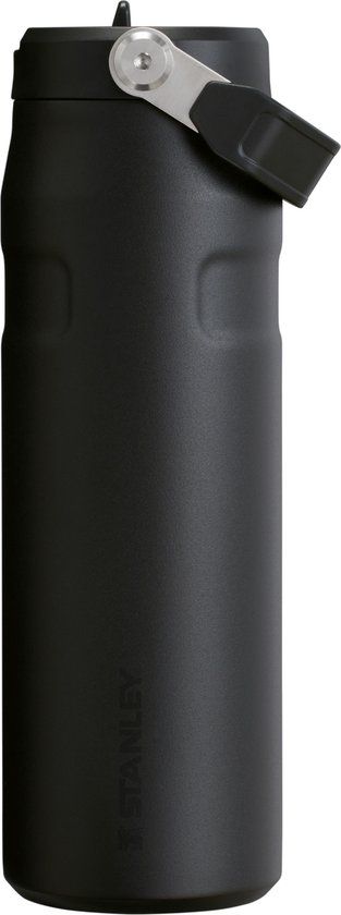 Stanley Flip Straw 2.0 Water Bottle with Straw 0.7L - Black