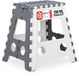 Relaxdays 2x marchepied pliant - plastique - tabouret de caravane - haut - marchepied de cuisine