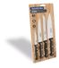 Tramontina POLYWOOD set van 4 messen, bruin hout