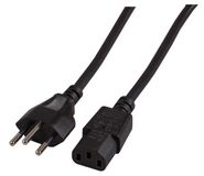 EFB Elektronik EK537.2V3 electriciteitssnoer Zwart 2 m T12 C13 stekker