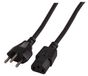 EFB Elektronik EK537.2V3 electriciteitssnoer Zwart 2 m T12 C13 stekker
