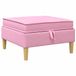 vidaXL Sofa Stof Roze