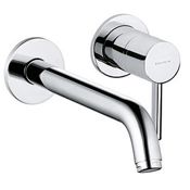 Kludi Concealed Two Hole Wall Mounted Basin Mixer - Chrome - 382450576