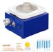 Latios Pottenbakkersschijf - Tour de potier électrique en céramique - Puissance 30 W - Plateau Ø 10 cm - Vitesse 300 tr/min - Tablier inclus - Pour débutants et amateurs - Bleu