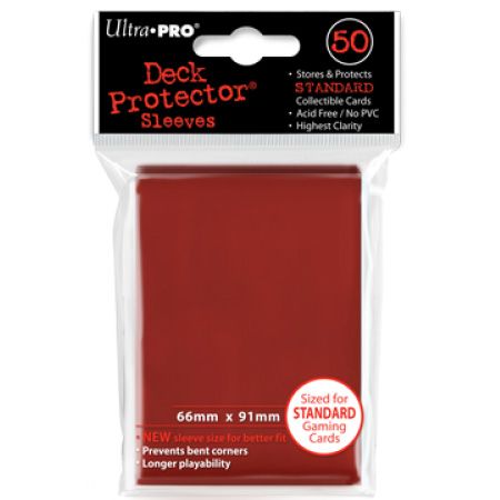 Ultra Pro Sleeves - Rood - 0074427826727