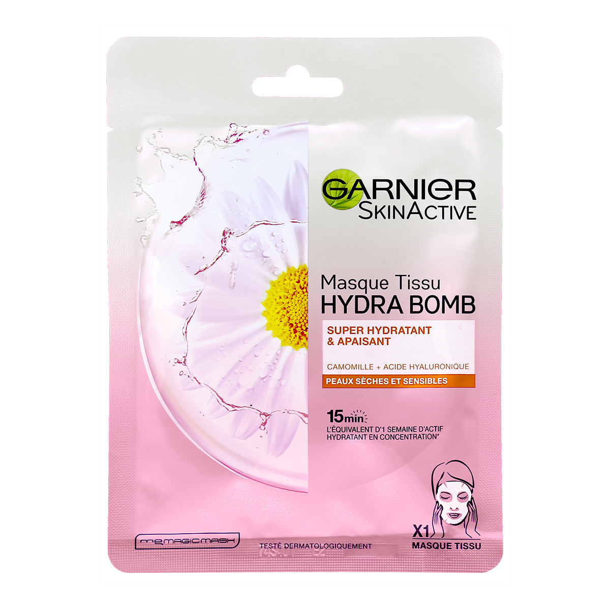 Garnier Skinactive Face Hydra Bomb Ultra Hydraterend & Kalmerend Tissue Masker Droge Huid - Gezichtsverzorging