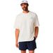 ASICS Runner Message Graphic Relaxed T-shirt de course à pied Homme - crème, Taille XL