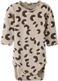 Name It Romper NBFLANA Panterprint Lange mouw Biologisch katoen Maat 80