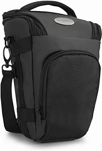 Baxxtar PRO NOVO II full-size SLR cameratas SLR Colt Bag zwart (met schouderriem, heupgordel, gordeltunnel, regencape)