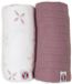 Lodger Swaddler - Hydrofiele Doeken - Roze/Paars - 110x110cm - 2 stuks - Biologisch Katoen