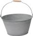 Mega Collections Plantenpot - Zink - Grijs - D32 x H18 cm