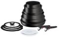Tefal Ingenio Unlimited L76390 13-delige pannenset - Zwart - Inductie - Stapelbaar - Afneembare Handgreep - Ruimtebesparend