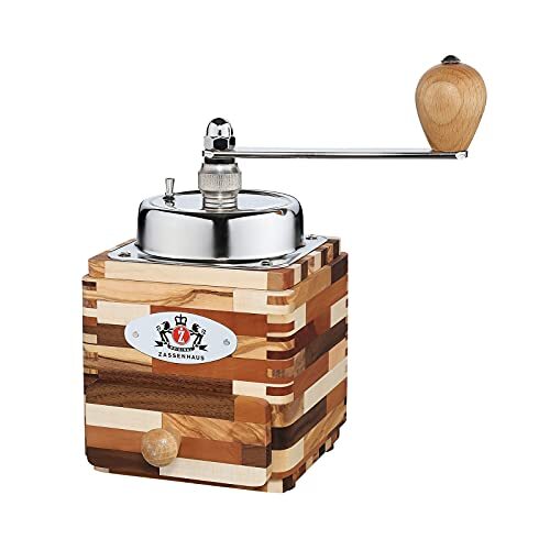 Zassenhaus Montevideo koffiemolen, hout, melange, one-size