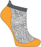 Nathan Bol Sokken Nathan Signature Speed Tab Unisex Monument Grijs Merinowol Laag 1 Paar