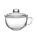 JORDAN&JUDY Gobelet en verre trempé avec couvercle, pour porridge et lait, 520 ml