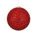Mica Decorations Lametta décoratif 20cm en plastique, couleur rouge 1 pièce