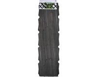 Outside Living Nature klimrek hout 300x100cm antraciet met bevestigingsset