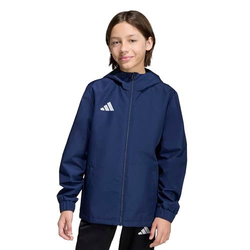 adidas Entrada26 All Weather Kids Coat, team navy blue 2/white, 7-8 Years