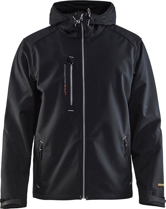 BlÃ¥klÃ¤der Blaklader 4949 Softshell Jack Zwart/Zilver M