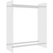 Maison Exclusive - Portant en bois chauffant transparent 80x35x100 cm verre trempé
